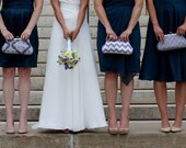 Bridesmaids Gifts,Customized Bridesmaid Clutch,Personalized Bridesmaid Gift,Wedding Party Gift- you choose the fabrics