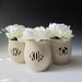 INFO ON ..... Personalized Monogram Gift - Vase for Individuals or Couples