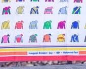 1984 Breeder's Cup Scarf - Vintage - Hollywood Park
