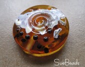 Lampwork Beads - Focal Beads - SueBeads - Big Round Focal 4 - Handmade Lampwork Beads - SRA M67