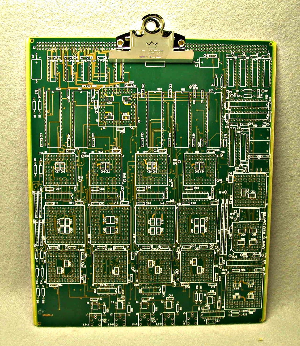 Recycled CIRCUIT BOARD Large Geek CLIPBOARD lc11