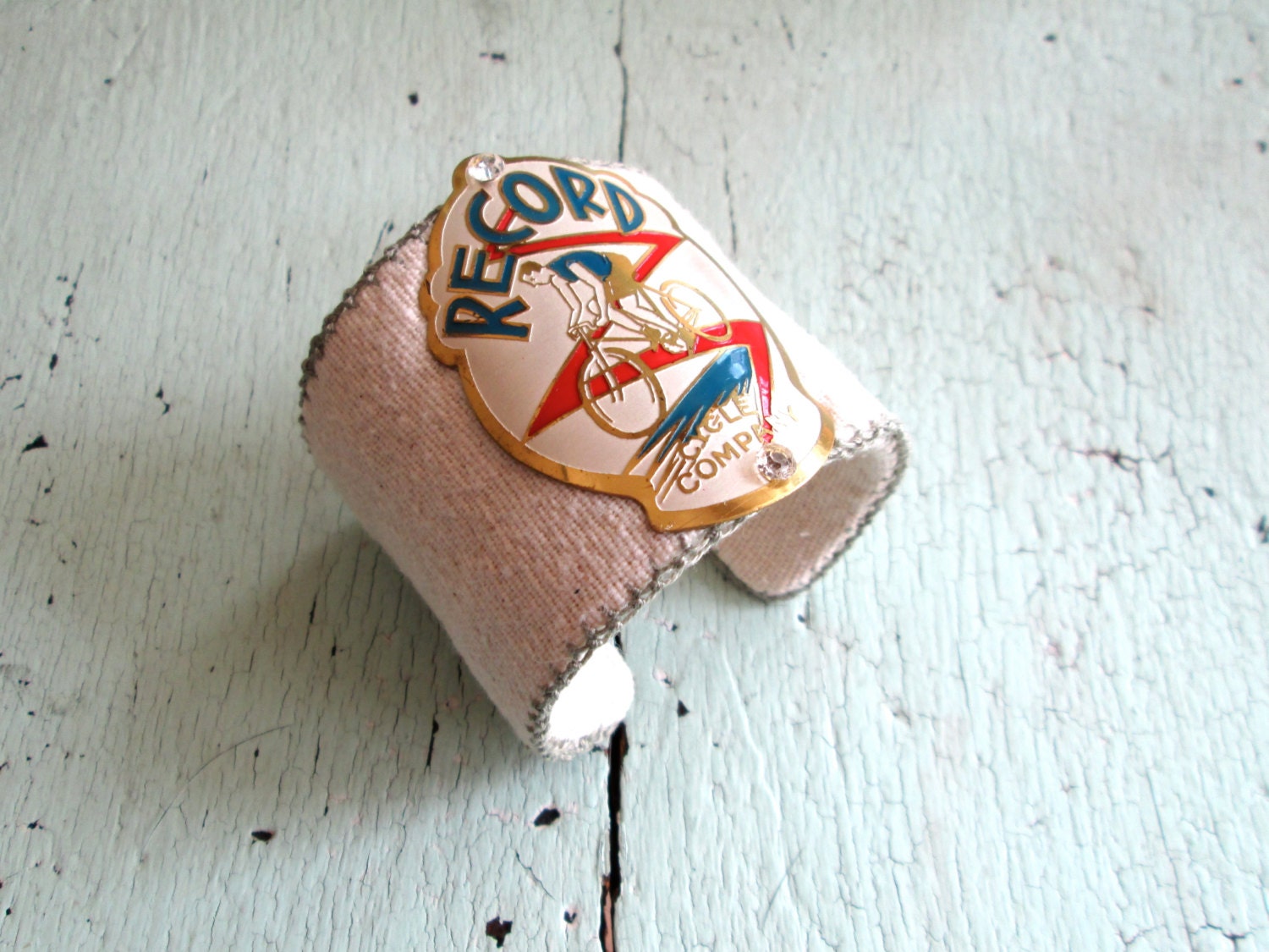 Eco Friendly Cuff - Vintage Cycling