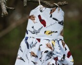 Blue Bird's Eye Mori Girl Dress for Blythe Doll