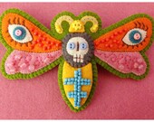 Deathshead Moth Hair Clip