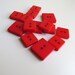 Red Square Buttons