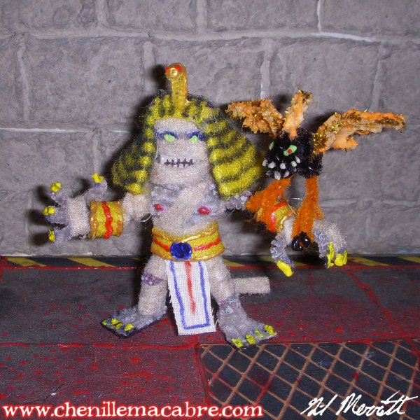 AMPUTHEATRE- Ankhmotep Gaming Figure with Tainted Phoenix and Worm