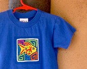 Adorable Mola Fish Royal Blue Onesie/Romper- 24 Month Toddler