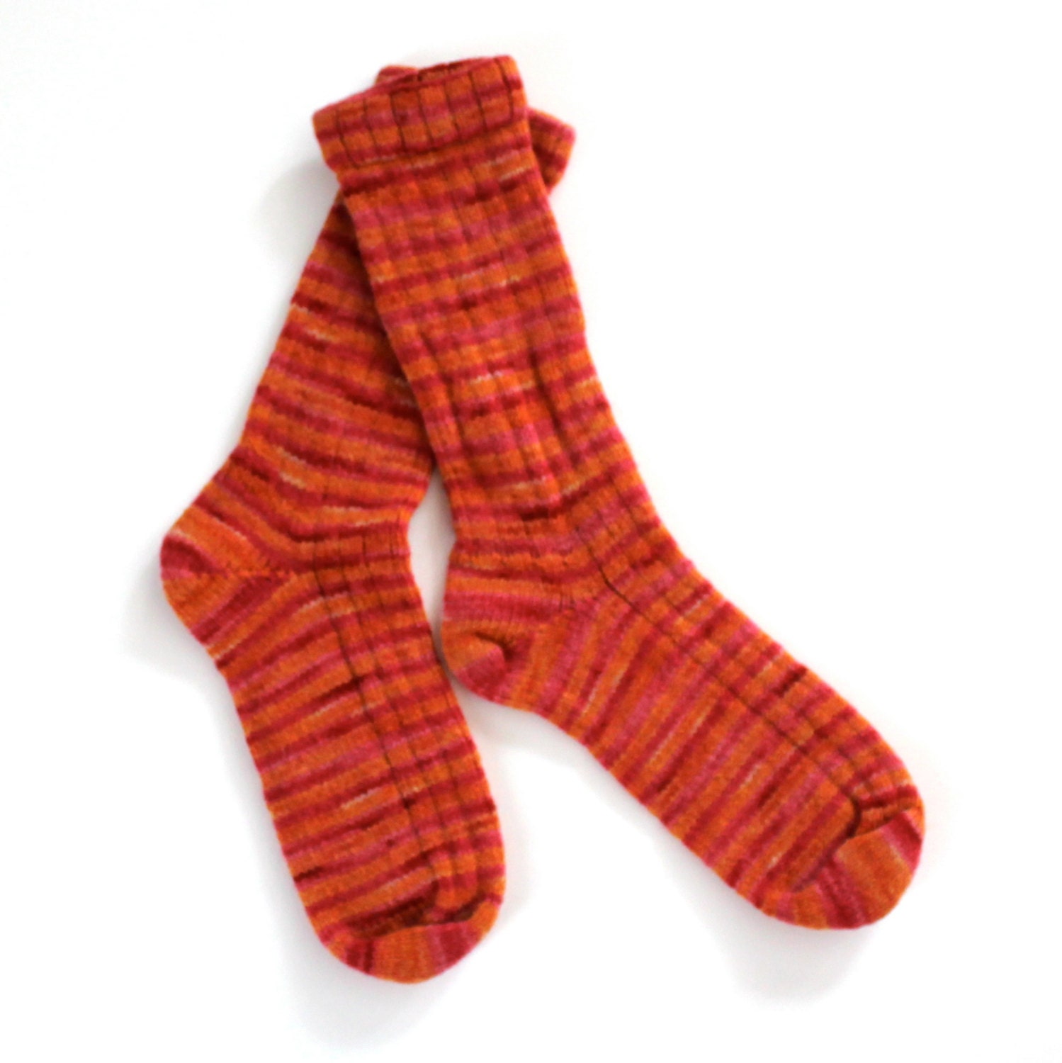 Handmade Wool Socks 796 --  Size Women 9-11