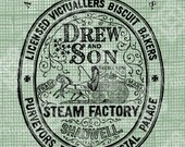 Digital Download Biscuit Bakers ad, Shadwell England UK, Albert Biscuits, Antique Illustration, digi stamp, digis, Advertisement