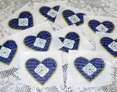 Celtic Knot Heart Irish Stickers in Green and Purple: Set of 10, Self Adhesive Die Cuts, St. Patricks Day