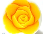 Polymer clay cane yellow ROSE cane -by Mars