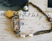 Great Aunt Mae. antique watch ,beaded bracelet.Tiedupmemories