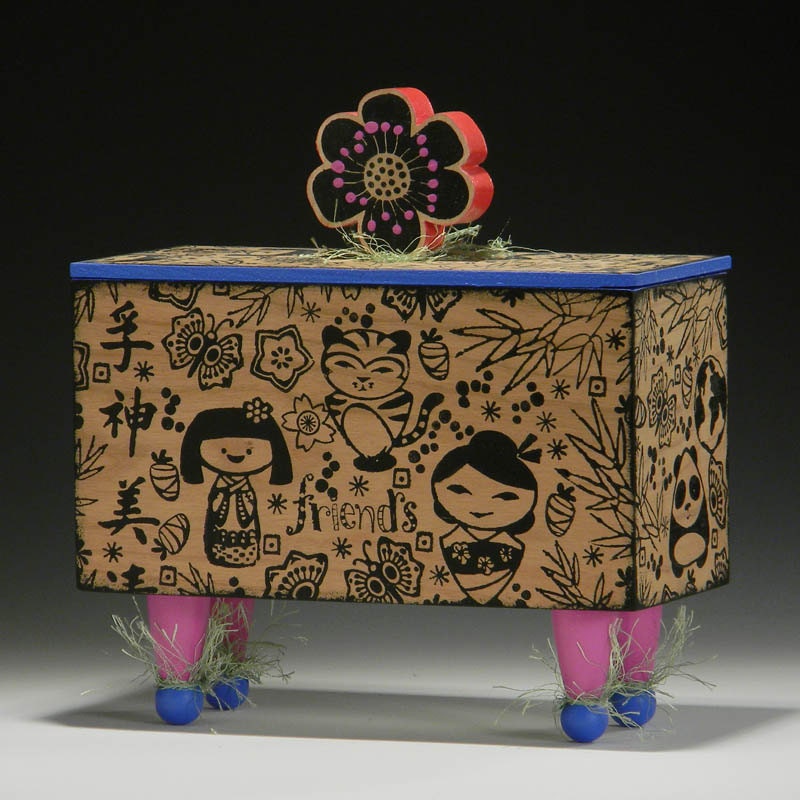 BOX, Handmade Box, Kawaii Box, Asian Kawaii, Home Decor, Gift for Girls