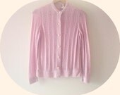 Vintage Petal Pink Cardigan