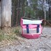 Pink and Plaid Hobo Messenger Satchel