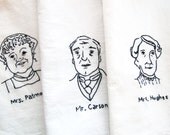 PDF Downton Abbey--Heads of Staff, Mr. Carson, Mrs. Hughs, Mrs. Patmore-April Heather Art Embroidery Pattern