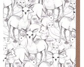 Woodland greetings card