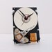 Clock made from a Computer hard drive