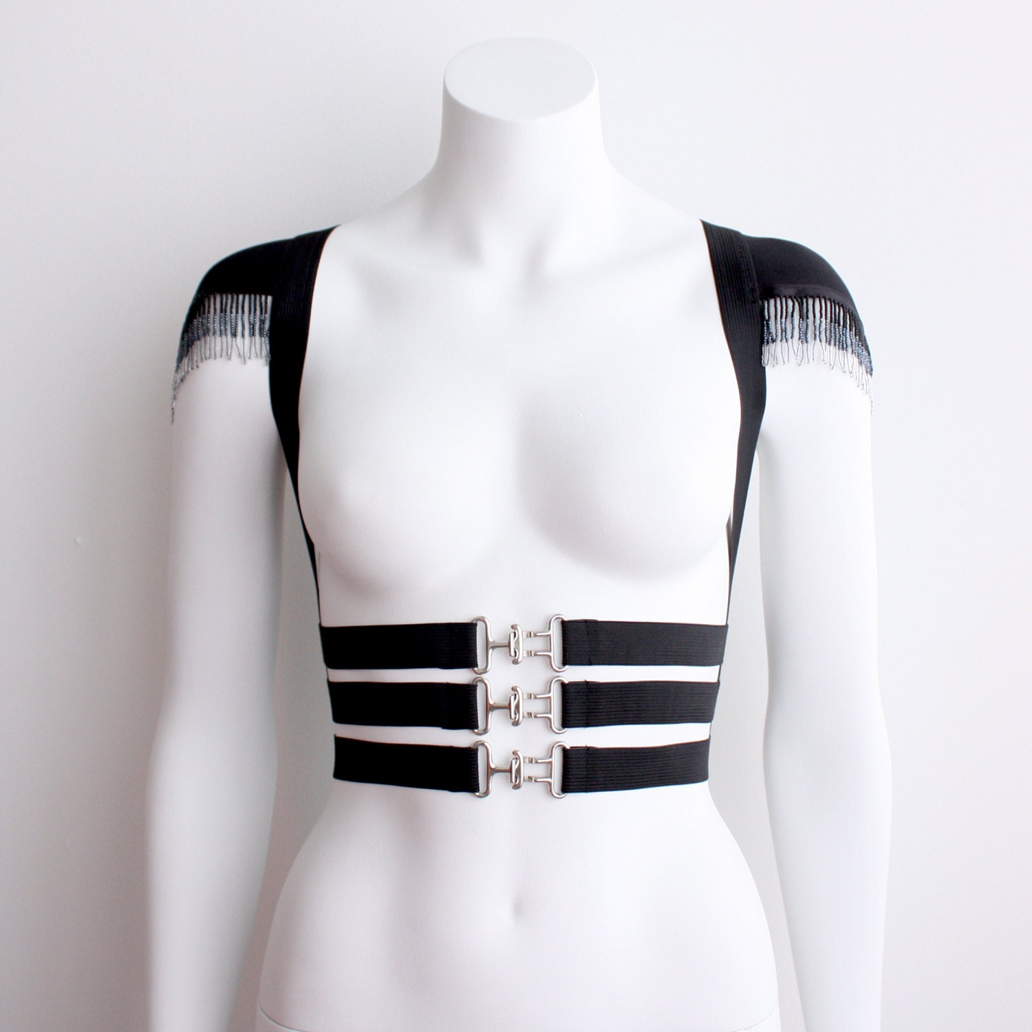 Road Warrior Harness - Ombre Beaded Fringe