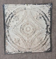 Vintage Ceiling Tile  Tin Ceiling Tiles Salvaged from Fraternal Lodge Four in Purchase