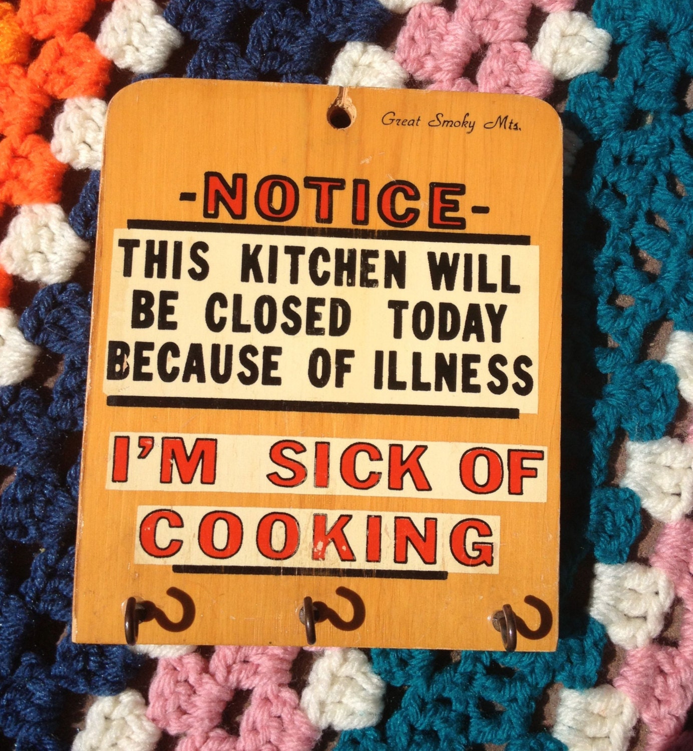 Vintage Kitchen Wall Hanging