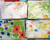 70s Flower Pillowcases Set of Four
