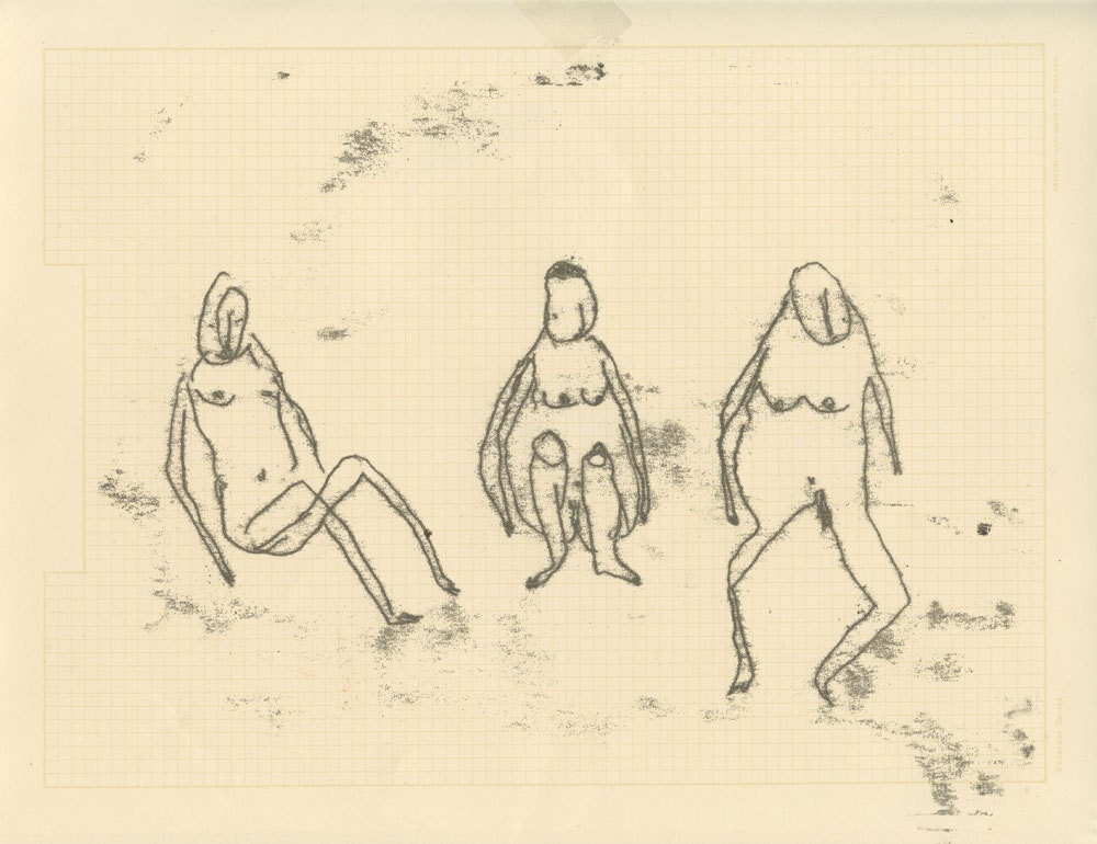 Three Amigos Monoprint