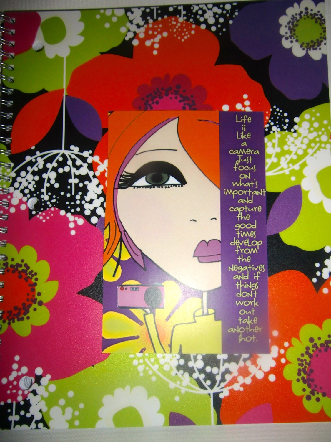 Note book - Life is like a camera