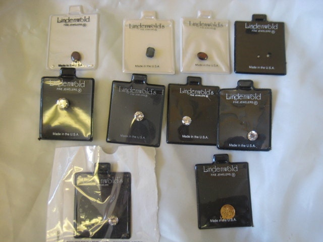 Vintage cubic zircon and other stones - USA