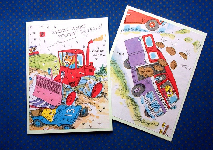 Richard Scarry Note Cards  - Set of 6