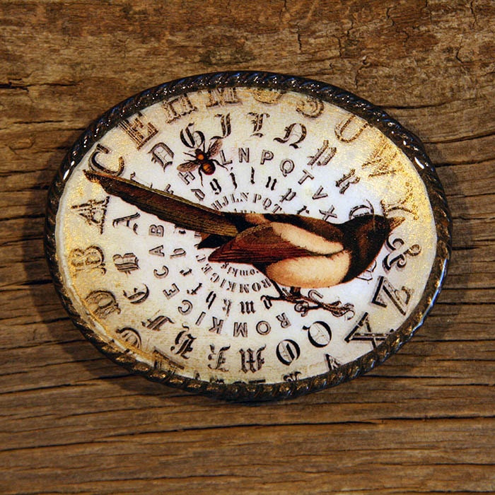magpie fine art belt buckle