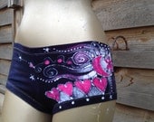 Batik Moon Star Underwear - Navy Blue and Hot Pink