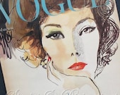 Vintage Vogue Magazine - Brazil - 1958 Vogue Magazine International Beauty Edition