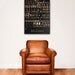 Custom Typography graphic art on canvas 24 x 36 by Stephen Fowler Wedding Anniversary Birthday Retirement gift