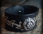 UpCycled Leather Belt Cuff Bracelet