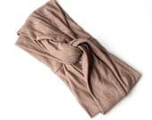 Turban Headband Mocha Brown
