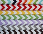 Medium Chevron fabric quilt or craft bundle by Riley Blake Designs -1/2 Yard Bundle- 7 total