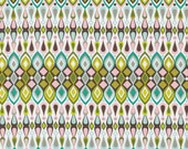 Beechwood Park quilt or craft fabric by Jenean Morrison for Free Spirit- Solstice in Green- Fat Quarter