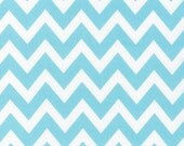 Remix Chrevron quilt or craft fabric by Ann Kelle for Robert Kaufman-Remix Chevron in Water, Fat Quarter