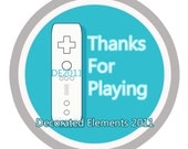 Thank You Wii Party Tags