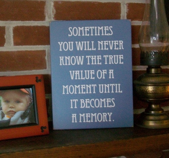 Wood Sign Sometimes You Will Never Know Wall Decor