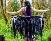 Pixie Skirt, Interstellar Weave, CuStoM Tattered Tutu, Hippie Skirt, Gypsy Wrap Skirt, FestiVaL Clothes