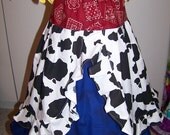 Jesse Jessie custom boutique Toy Story peasant dress 12mo-12