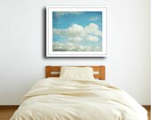 Poster print Large wall art 24x30 - Fine Art Photograph - cloud photography blue nature photo poster fine art print - Cloud Nine