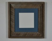 8x8  eco chic photo frame with 5x5 blue mat