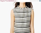 SALE - Vintage Suzy Perette Striped Mod Dress