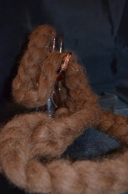 Alpaca fiber for spinning, spinning fiber, roving for spinning or felting fiber