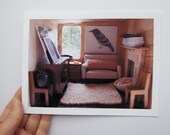 nesting - photography print - 7 x 5 - paper houses project