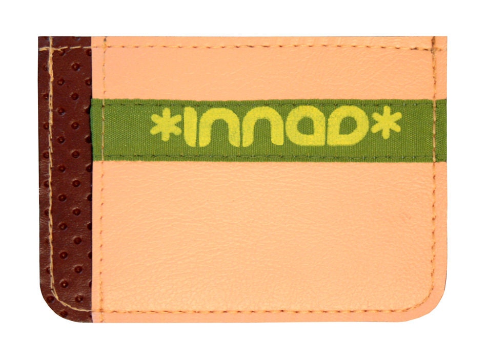 Chocolate Peach Olive Ultra Slim Wallet