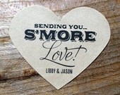 Kraft Brown Wedding Labels - Wedding Stickers - Envelope Seals - Favor Labels - Goody Bag Labels - Set of 50
